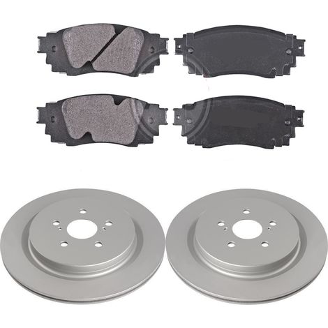 KIT FRENI POSTERIORI compatibile con LEXUS RX (L2) - DISCHI + PASTIGLIE OEM: P83160 / 09.E031.11 /SOSTITUZIONE DIRETTA/BASSA POLVERE/SILENZIOSO (1/5)