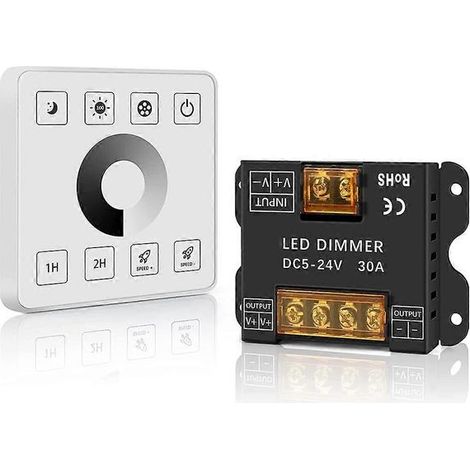 Variateur d'intensité pour ruban LED monochrome DC5-24V 30A (1/5)