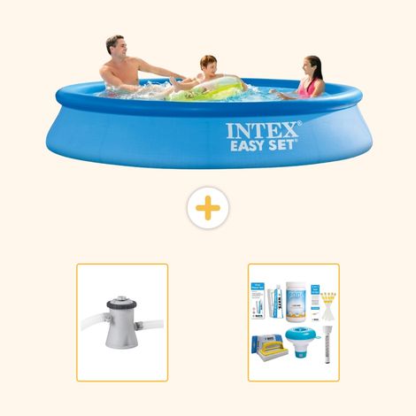 Intex Piscine Easy Set Ronde - 305x61 cm - 3-pièces  S21313 (1/3)