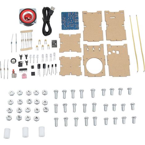 DIY-Bluetooth-Lautsprecher-Bausatz, elektronisches Heimstereo-Projekt, Lötübungsset für Schule und Bildung