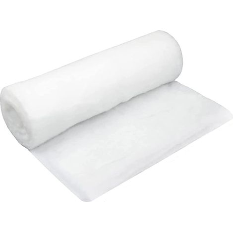 Yukiyi rouleau couverture neige de Noël 80x240cm fausse neige moelleuse blanche tapis hiver décoration (1/3)