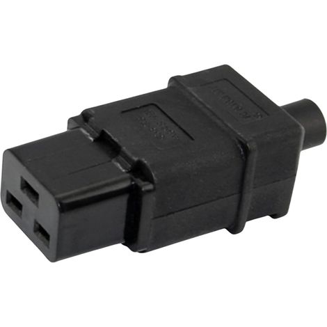 IEC320 C19 Adaptateur secteur CA 16 A/250 V IEC C19 femelle 3 broches Adaptateur prise IEC mâle Montage Adaptateur amovible PDU PSU UPS Power Connector (1/5)