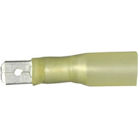 Vogt Verbindungstechnik 3912h Flachstecker mit Schrumpfschlauch Steckbreite: 6.3 mm Steckdicke: 0.8