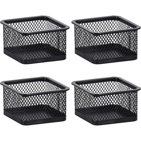 Boîte de rangement empilable en métal pour épingles et trombones (1/5)