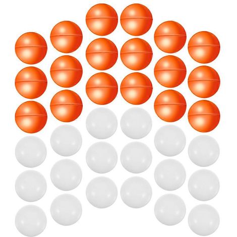 50 boules de loterie ouvrables, boules de tombola rondes en plastique, accessoires de fête (1/5)