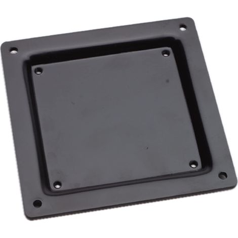 adaptateur VESA en acier noir support pour écran support TV 75 x 75 auf 100 x 100 (1/4)