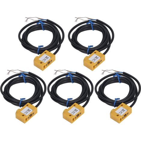 5 Capteurs de Proximité Inductifs 2 Fils Normalement Ouverts IP65 Boîtier ABS pour Industrie 10‑36VDC (1/5)