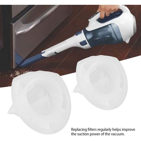2 Filtres de Rechange pour Aspirateur Black & Decker VF110 Dustbuster, Pièces Détachées, Lot de 2, Compatibles avec Sac et Filtre (1/5)