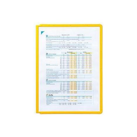 DURABLE Sichttafel SHERPA Panel 560604 DIN A4 PP gelb (1/4)