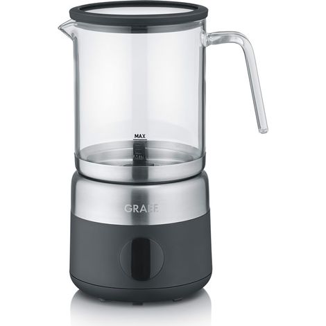 GRAEF Milschaufschäumer MS802EU 250 ml Glas schwarz