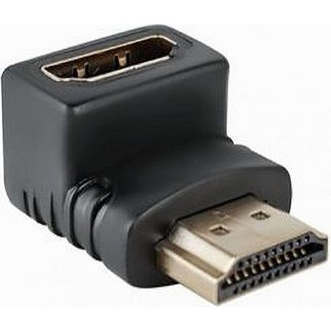 MaxTech - Connettore Adattatore Video Hdmi Maschio A Hdmi Femmina Angolo Retto 90° Tv C-063 - (1/5)