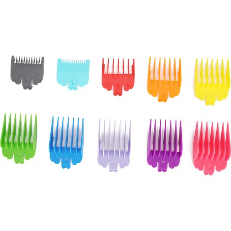 Set mit 10 Schneidaufsätzen für Haarschneidemaschinen, Ersatzteile und Haaraccessoires (1/5)
