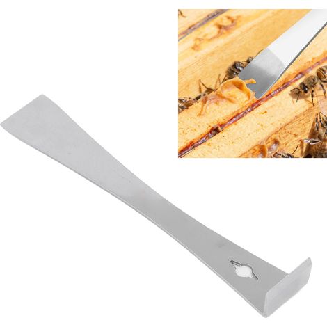 Barre de levier en acier inoxydable - Grande barre de levier métallique pour le démontage et la modification de voitures, arrache-clous, grattoir à bord plat, pelle, outils d'apiculture (1/5)