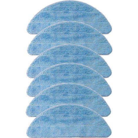 Filtre de Rechange Compatible Proscenic 800T 820S - 6 Chiffons Serpillage (1/4)