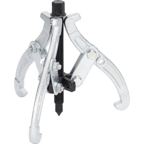 Extracteur à 3 griffes de 150 mm en acier au carbone, à double trou, pour tiges spiralées, engrenages, roulements et poulies. (1/5)