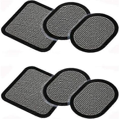 6 Belt Electrodes Compatible with Abs Series 2 set Replacement Electrode for Slendertone Muscle Building Belts (1/4)