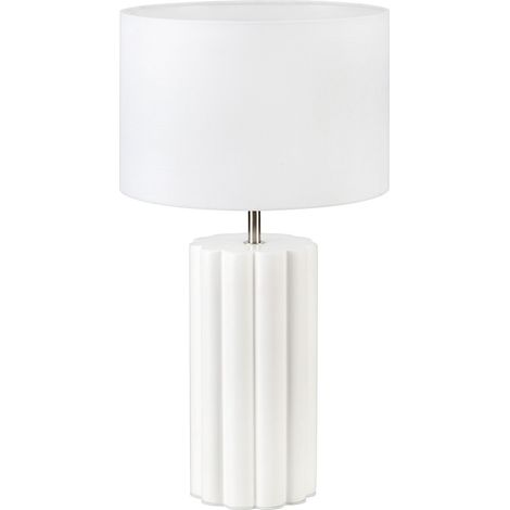 Markslojd COLUMN Lampe de table 1 lumière blanche avec abat-jour rond (1/3)