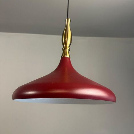 Bamyum Suspension Champion Simya Métal Lampe Suspendue Moderne Lampe de Cuisine Bordeaux (1/5)