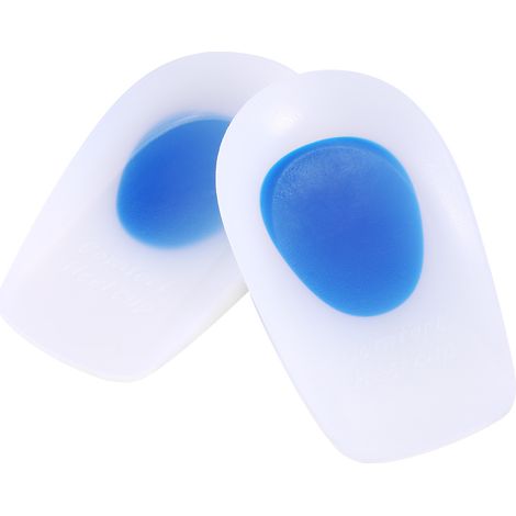 1 Paire de Coussinets Talonnières en Silicone Amortisseur Choc Semelle Orthopédique Antidouleur Soin Plantaire (M) (1/5)