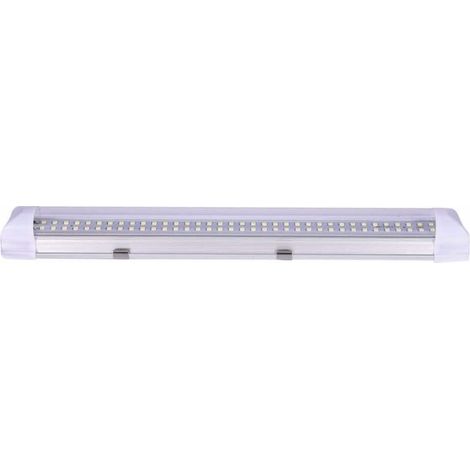 Luce al neon a LED per auto  Illuminazione interna  12V 4,5W, bianca, interruttore  Autisti (camion/camper/barca) (1/3)