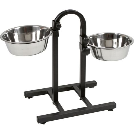 Kerbl Futterbar Deluxe (Fassungsvermögen pro Napf 2800 ml, höhenverstellbar) (1/5)