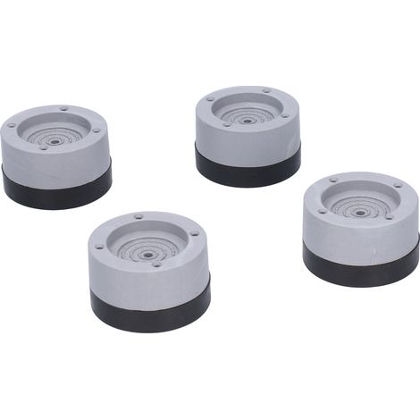 Stück Antivibrations-Gummifüße, universell für Waschmaschinen, reduzieren Geräusche, 4 cm, Grau (1/5)