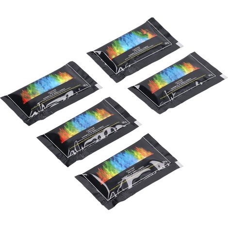 sachets de poudre colorante Flames Cosmic Fire, effet flamme pulsante longue durée, pour intérieur et extérieur, 30 g (1/5)
