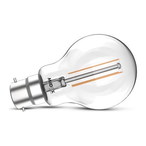 Ampoule LED B22 Filament Bulb 8W 2700K Miidex Lighting®