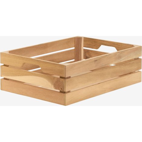 Scatola portaoggetti in legno di gomma Patxi SKLUM             (1/5)