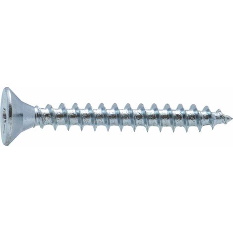 100 vis agglo 4,5x30mm fraisée Pz  zingué Viswood
