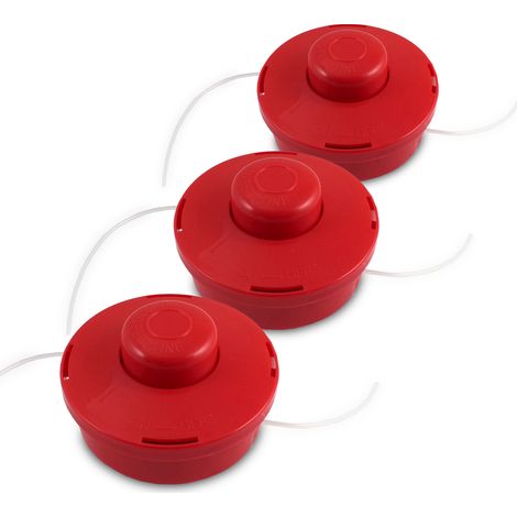 3x Doppelfadenkopf m10 für bituxx Benzin Freischneider Rasentrimmer Motorsense