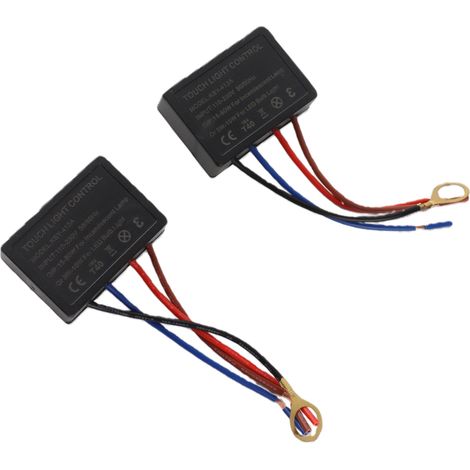 KSY 413A Variateur tactile 3 positions lampe à incandescence 15-80W ampoule LED 3-30W module commande tactile remplacement lampe de bureau 110-230V (1/5)