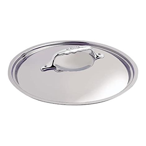 De Buyer - Coperchio in acciaio INOX, modello Infinity, Acciaio INOX, 28 cm (1/4)