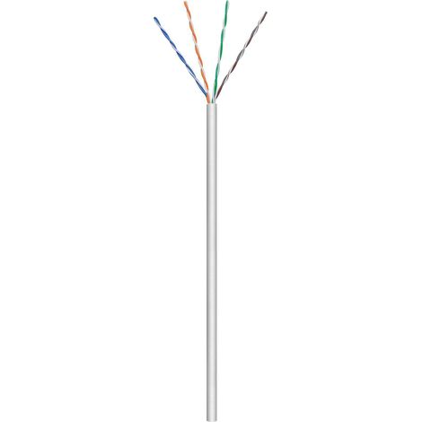 Cable MicroConnect U/UTP CAT5e de 305 m, PVC gris