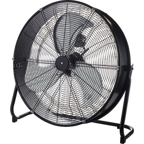 BIMAR Ventilador de pedestal Vento - Ajustable, antideslizante, seguro - Negro en Metal, 72,8x70x24,3 cm (1/4)