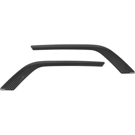 Spoiler delantero de fibra de carbono auténtica para BMW Serie 5 G60 2024 versión deportiva.