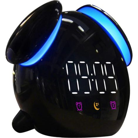 Ciieeo Réveil Veilleuse Design Champignon Noir Fonction de (1/5)