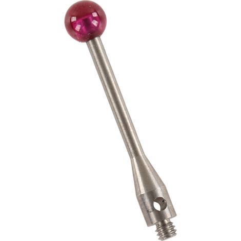 Palpeur CMM à filetage M2, tige en carbure de tungstène haute rigidité, outil de palpage droit 4161 (1/5)