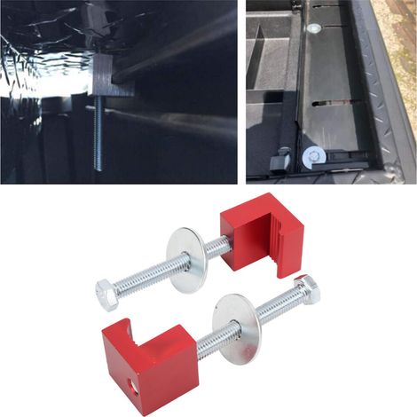 Geeignet für hochbelastbare Befestigungsgurte aus Aluminium für Werkzeugkästen, universelle Kreuz-J-Haken