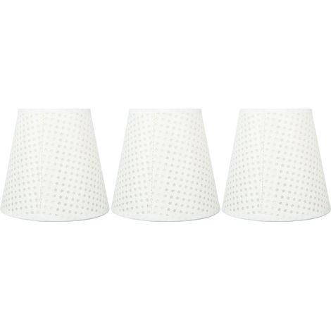 3 pièces E14 baril tissu abat-jour moderne minimaliste tissu abat-jour chambre chevet abat-jour pour lustre mur (1/5)