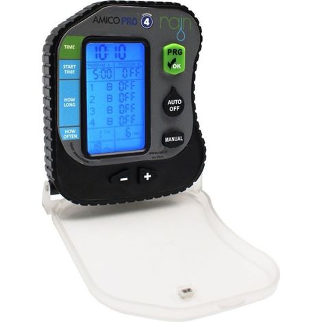 PROGRAMADOR A PILAS DE 4 ZONAS RAIN AMICO PRO4 UN PROGRAMADOR PERFECTO PARA COLOCAR EN UNA ARQUETA RESISTENTE EL AGUA Y LA HUMEDAD OFERTA EXCLUSIVA (1/2)