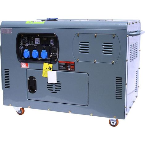 Varan Motors - 92692 Generatore / gruppo elettrogeno Diesel silenziato 12 kW 230V + 12V (1/5)