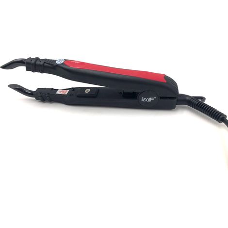 Extensions de cheveux à température contrôlée par nanotechnologie, connecteurs d'extensions de cheveux en kératine à température constante, outils professionnels pour extensions de cheveux à tête plat (1/3)