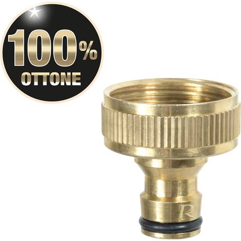 PRESA ATTACCO RUBINETTO FILETTATA IN OTTONE 1/2" 15x21mm RIBIMEX
