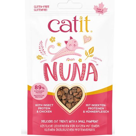 Snacks Catit Nuna – Snacks a Base de Proteína de Insecto para Gatos