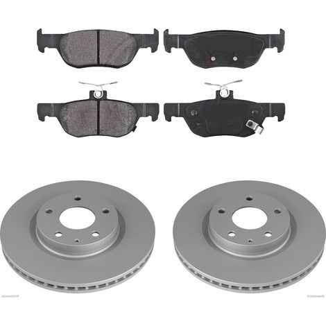KIT FRENI ANTERIORI compatibile con MAZDA 3 2 VOLUMI/CODA SPIOVENTE (BP) - DISCHI + PASTIGLIE OEM: 35304 / 18776 /SOSTITUZIONE DIRETTA/BASSA POLVERE/SILENZIOSO (1/5)
