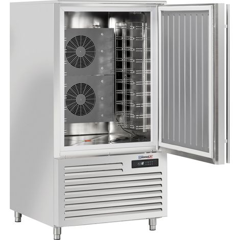 Cellule de refroidissement rapide 10 niveaux - L 790 x P 900 x H 1535 mm - 1 180 W / 230 V - Casselin