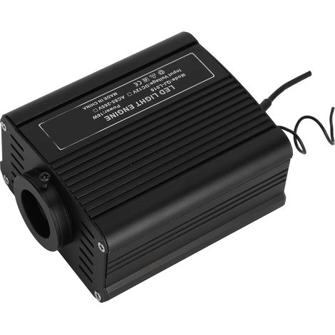 Luminaire à fibre optique LED 16 W/RGBW pour plafond, idéal pour la décoration de toits de voiture et de maisons. Prise UE 100-240 V. (1/5)