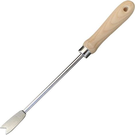 Désherbeur Manuel Inox tBesme Racine Longue Arrache Pissenlit Chardon Bardane Mauvaises Herbes Envahissantes (1/2)