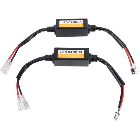 35W LED-Scheinwerferdecoder, 2 Stück, wasserfest, flimmerfrei, Fehlerwarnlicht, Canbus für Fahrzeuge mit H1- und H3-Anschlüssen (1/5)
